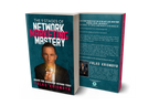 A book titled "The 9 Stages of Network Marketing Mastery" by Falko Krismayr, featuring a man holding a gemstone on the cover.
